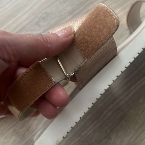 Alfani rose gold metallic sandals size 7.5 - Picture 9 of 9